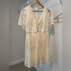 Cream Lace Cocktail Dress, never worn